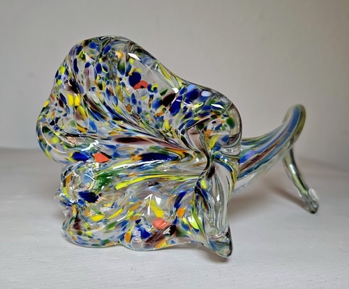 Murano style art glass trumpet - murano,